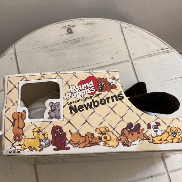 1980’s Vintage Tonka Pound puppy plush newborn with box - Picture 5 of 11